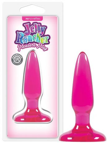 Анальная пробка Jelly Rancher Pleasure Plug - Mini миниатюрная – розовый