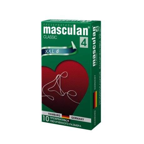 Презервативы Masculan 4 Classic увеличенного размера 10 шт