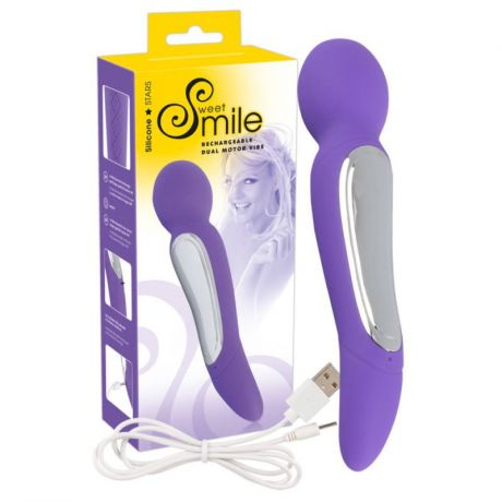 Вибромассажер Smile Dual Motor Vibe - фиолетовый