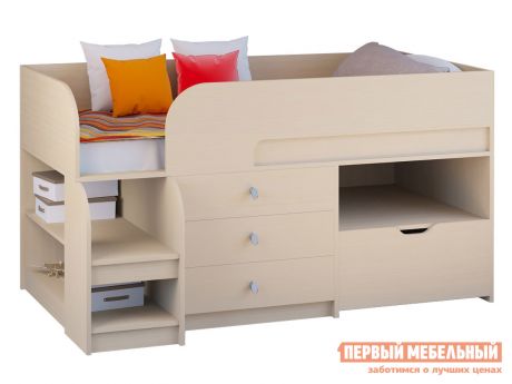 Детская кровать-чердак невысокая РВ Мебель ASTRA9-V5