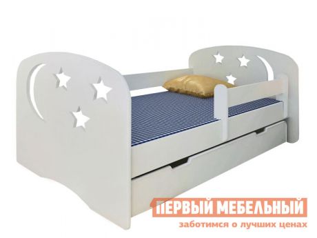 Подростковая кровать Новый Меридиан Кровать подростковая с бортиком "Ночь" Н-80