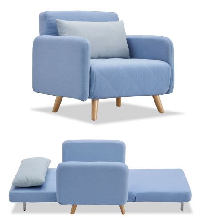 Кресло-кровать Cardiff, голубой