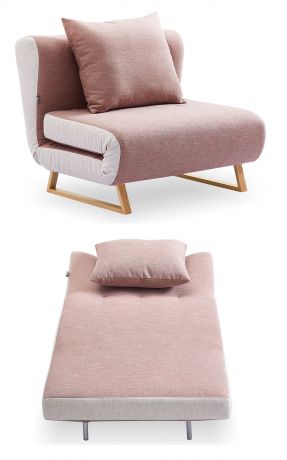 Кресло-кровать Rosy, коралловый