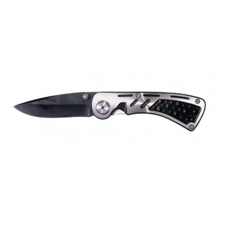 Нож складной STINGER SL297 черно-серебристый