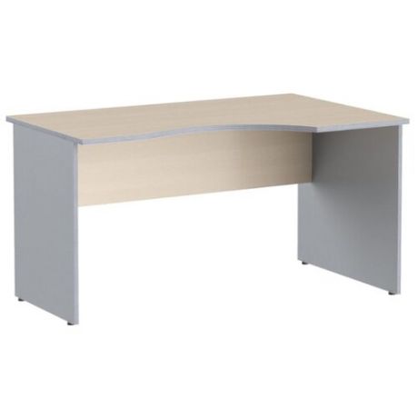 Письменный стол угловой Skyland Imago СА, 140х90 см, угол: справа, цвет: клен/металлик