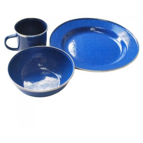 Набор туристической посуды Tramp TRC-074, 3 шт. синий