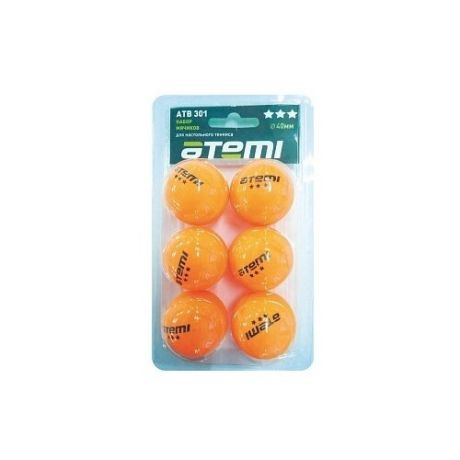 Набор для настольного тенниса ATEMI 3* оранжевый