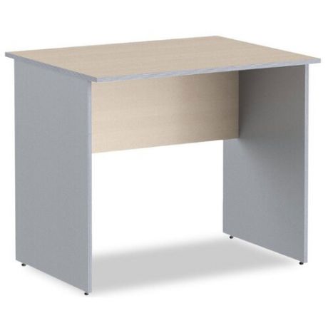 Письменный стол Skyland Imago СП, 90х72 см, цвет: металлик/клен