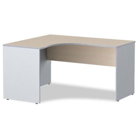 Письменный стол угловой Skyland Imago СА, 140х120 см, угол: слева, цвет: клен/металлик