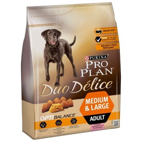Сухой корм для собак Pro Plan Optibalance лосось 2.5 кг