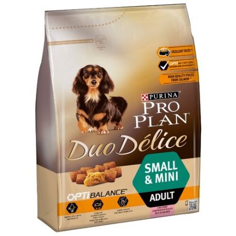 Сухой корм для собак Pro Plan Duo Delice лосось 2.5 кг
