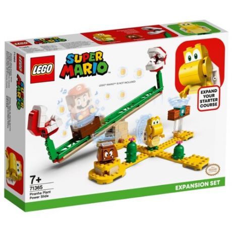 Конструктор LEGO Super Mario 71365 Дополнительный набор Мощная атака Растения-пираньи