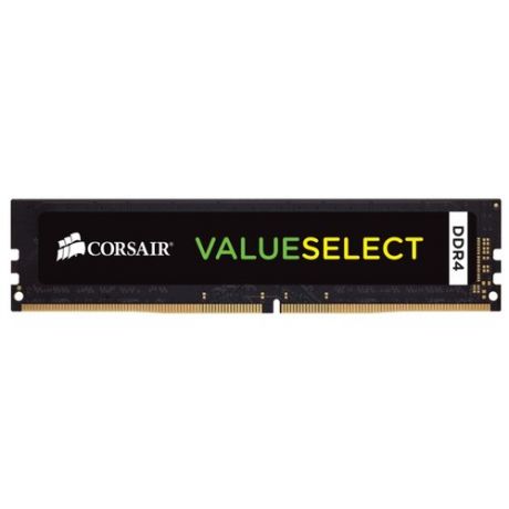 Оперативная память Corsair ValueSelect DDR4 2666 (PC 21300) DIMM 288 pin, 8 ГБ 1 шт. 1.2 В, CL 18, CMV8GX4M1A2666C18