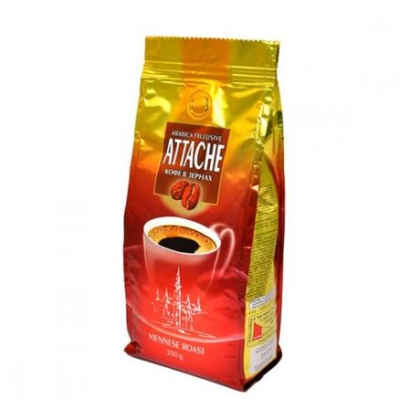 Кофе в зернах Attache Венская обжарка, арабика, 250 г