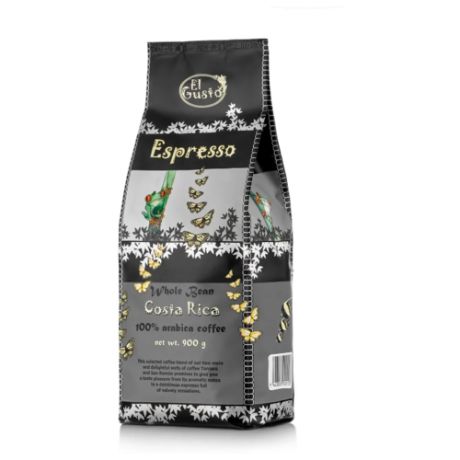 Кофе в зернах El Gusto Dark Espresso, арабика, 900 г