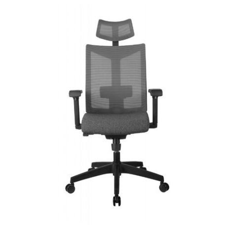 Компьютерное кресло Рива Т27H офисное, обивка: текстиль, цвет: серый/серый