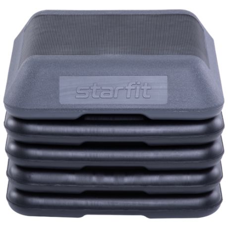 Степ-платформа Starfit SP-401 40х40х30 см серый/черный