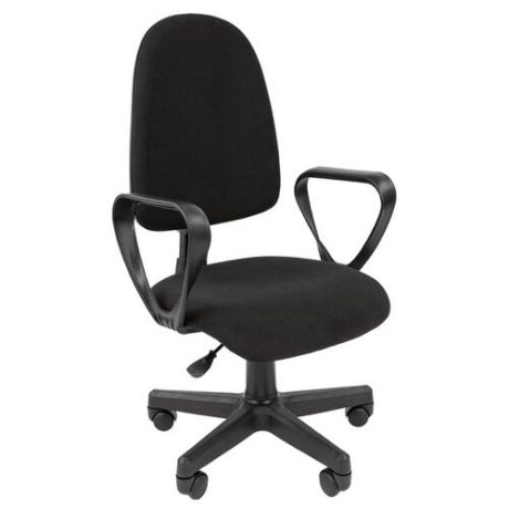 Компьютерное кресло Chairman Стандарт ПРЕСТИЖ офисное, обивка: текстиль, цвет: черный