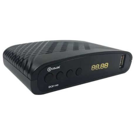 TV-тюнер D-COLOR DC811HD черный