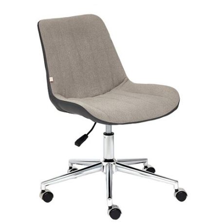 Компьютерное кресло TetChair Style офисное, обивка: текстиль/искусственная кожа, цвет: серый/металлик 36