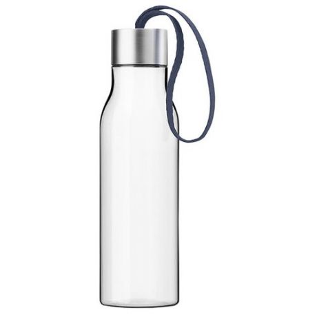Бутылка для воды Eva Solo с шнурком 0.5 пластик, металл, силикон navy blue