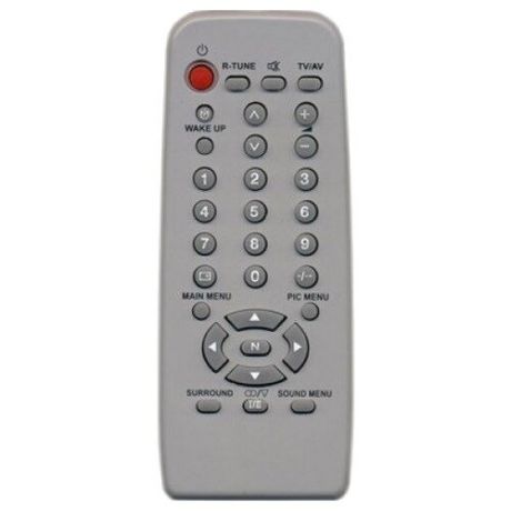 Пульт ДУ Huayu TNQ4G0403 для телевизоров Panasonic TX-15PM30TQ/TX-21PM10RQ/TX-15PM30RQ/TX-15PM11RQ серый