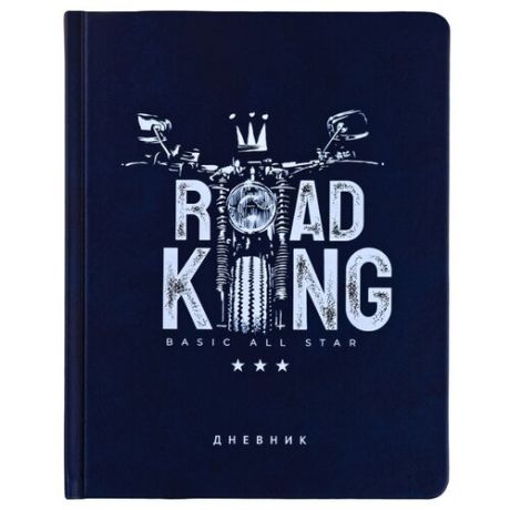 ArtSpace Дневник школьный Road king синий