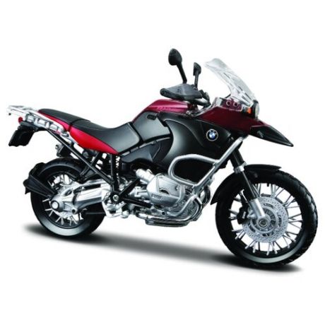 Мотоцикл Maisto BMW R 1200 GS (20-07123) 1:12 10.1 см красный/черный