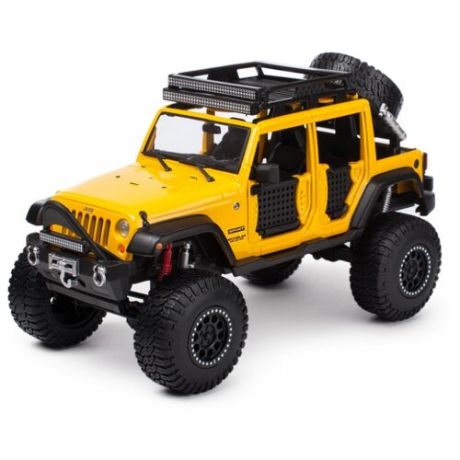 Внедорожник Maisto Jeep Wrangler Unlimited (32523) 1:24 желтый