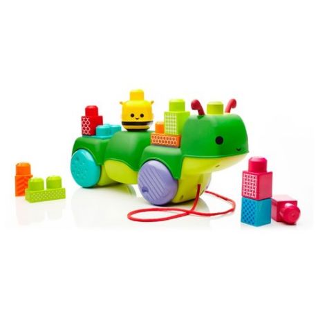 Каталка-игрушка Mega Bloks Гусеница First Builders Move