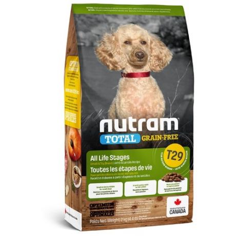 Сухой корм для собак Nutram T29 ягненок с бобовыми 2 кг (для мелких пород)
