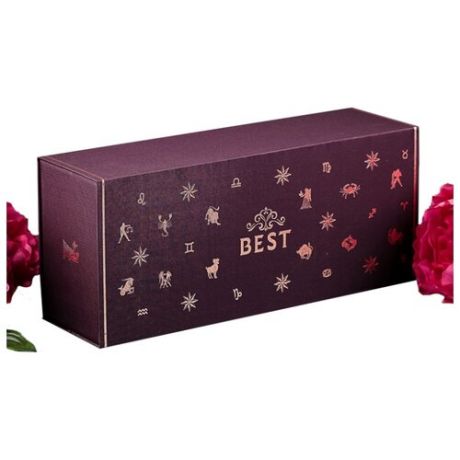 Коробка подарочная Yiwu Zhousima Crafts Best 35 х 15 х 10.5 см фиолетовый
