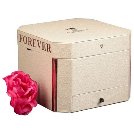 Коробка подарочная Yiwu Zhousima Crafts Forever 22 х 16.5 х 22 см бежевый