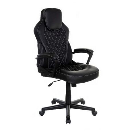 Компьютерное кресло College BX-3769 игровое, обивка: искусственная кожа, цвет: черный