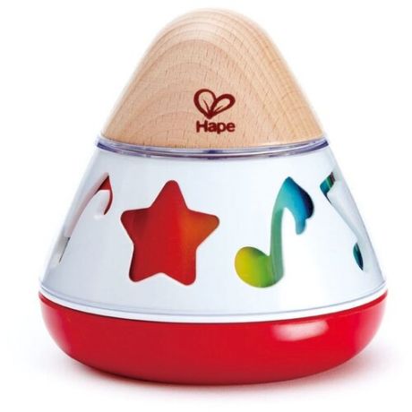 Развивающая игрушка Hape Вращающаяся музыкальная шкатулка E0332 белый/красный
