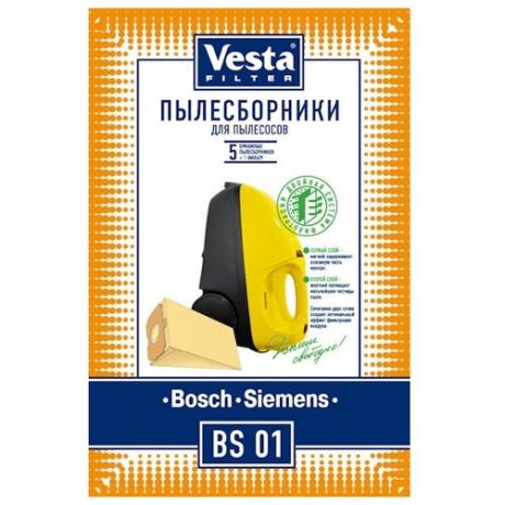 Vesta filter Бумажные пылесборники BS 01 5 шт.