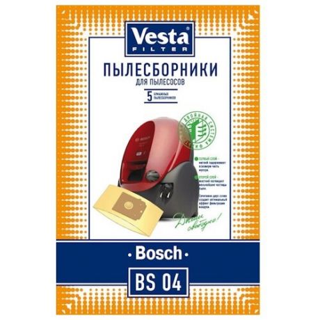Vesta filter Бумажные пылесборники BS 04 5 шт.