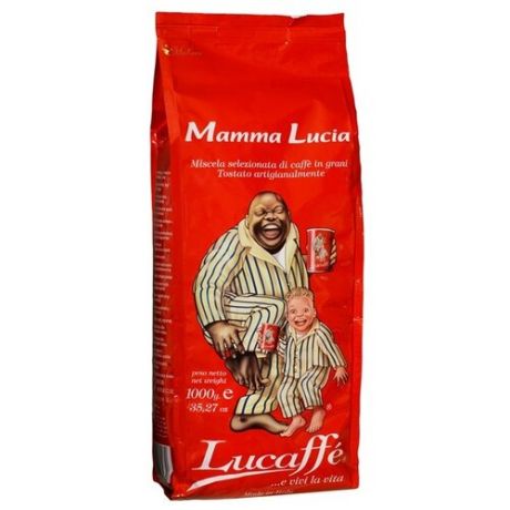 Кофе в зернах Lucaffe Mamma Lucia, арабика/робуста, 1000 г