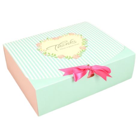 Коробка подарочная Yiwu Youda Import and Export для сладкого 11 х 5 х 11 см бирюзовый