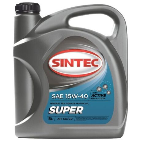Моторное масло SINTEC Super 15W-40 5 л