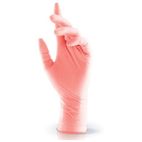 Перчатки Archdale Adele одноразовые нитриловые, 50 пар, размер M, цвет розовый перламутр