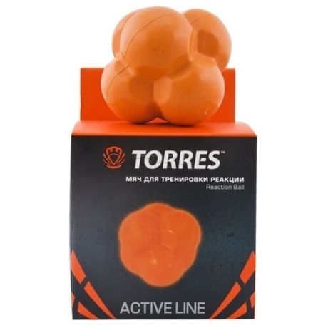 Тренажер для улучшения скорости реакции TORRES Reaction ball оранжевый