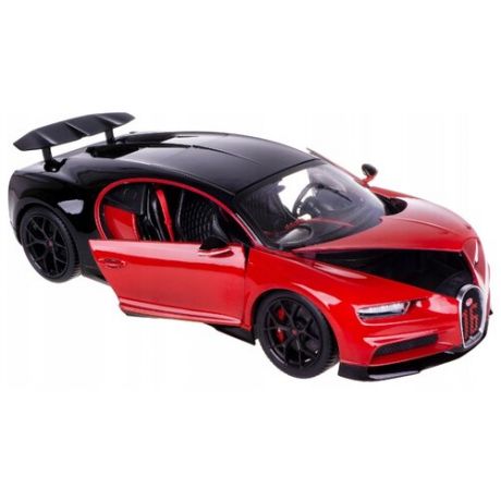 Легковой автомобиль Bburago Bugatti Chiron Sport (18-11044) 1:18 25.5 см красный/черный