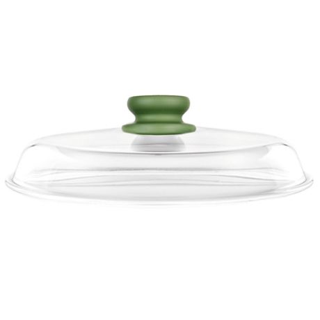 Крышка Risoli стеклянная Dr. Green 00200DR/2800 (28 см) прозрачный/зеленый