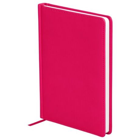 Ежедневник OfficeSpace Winner недатированный, искусственная кожа, А5, 136 листов, ярко-розовый