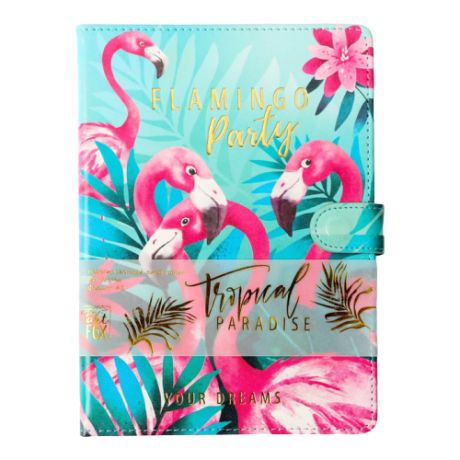 Ежедневник ArtFox "Flamingo Party" 4572030 недатированный, искусственная кожа, А5, 96 листов, микс