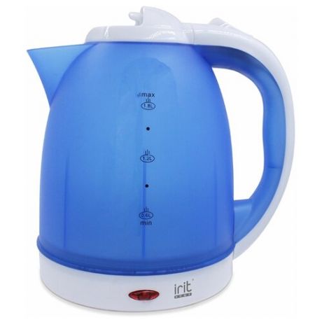 Чайник irit IR-1231, blue/white