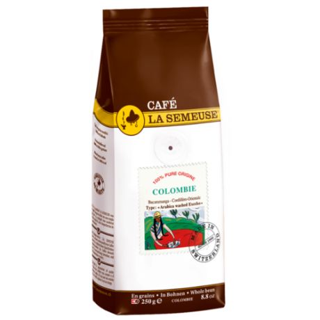 Кофе в зернах La Semeuse Colombie Bucaramanga, арабика, 250 г