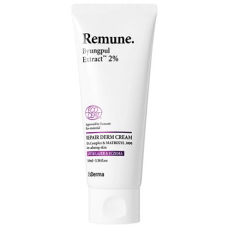 JsDerma Repair Derm Cream After Lazer&Eczema Восстанавливающий крем для лица с пептидами и растительными экстрактами, 100 мл
