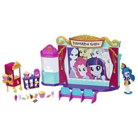 Набор с мини-куклой Hasbro Equestria Girls Кинотеатр, 12 см, C0409